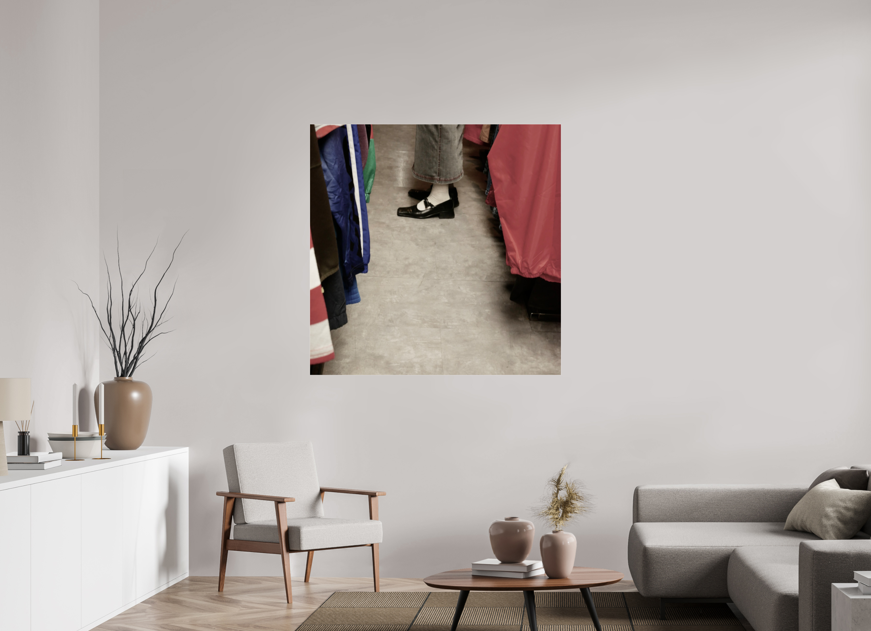 120 x 120 cm, Photo Print Under Acrylic Glass Berlin