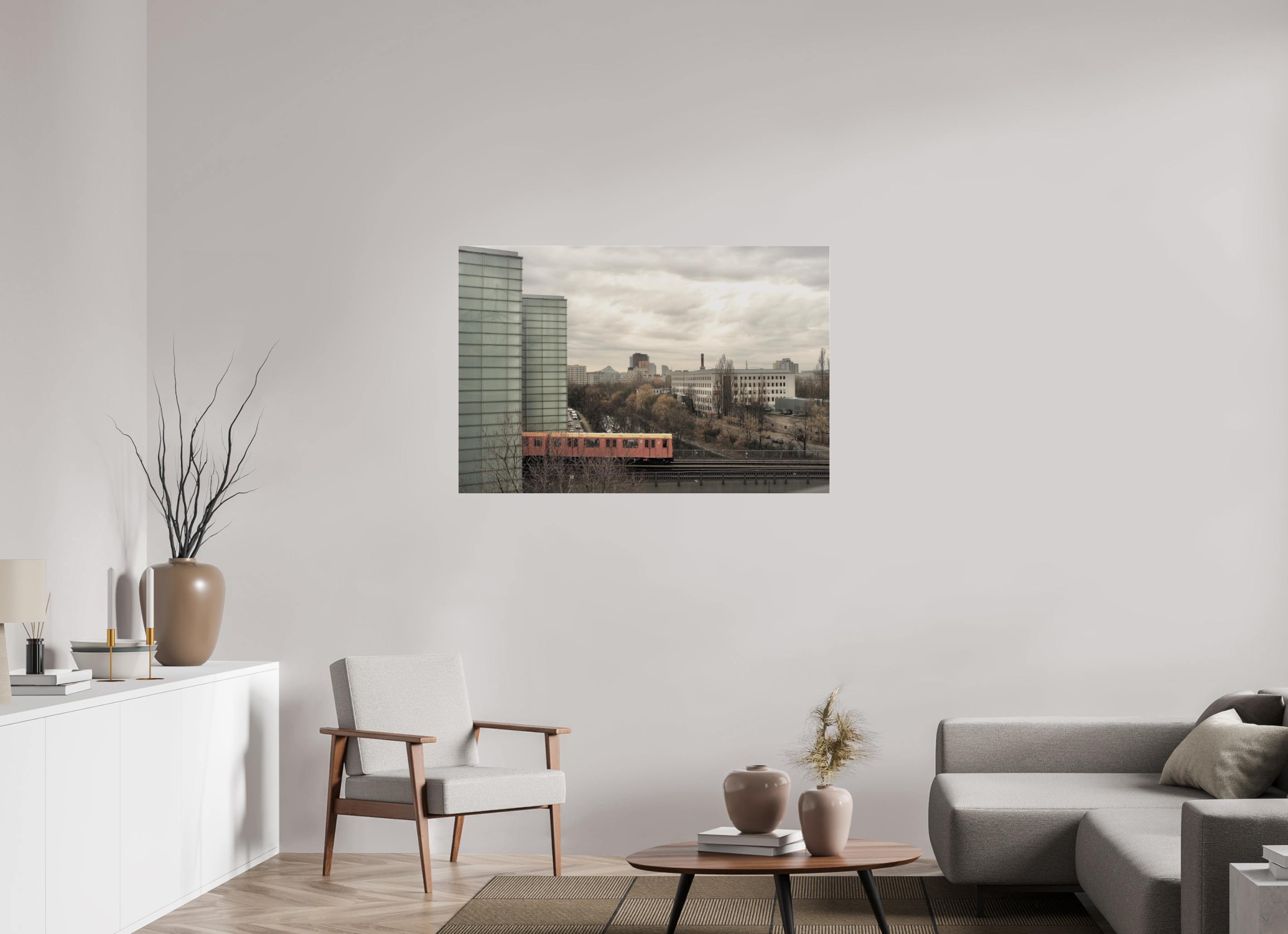120 x 80 cm, Photo Print Under Acrylic Glass Berlin Color