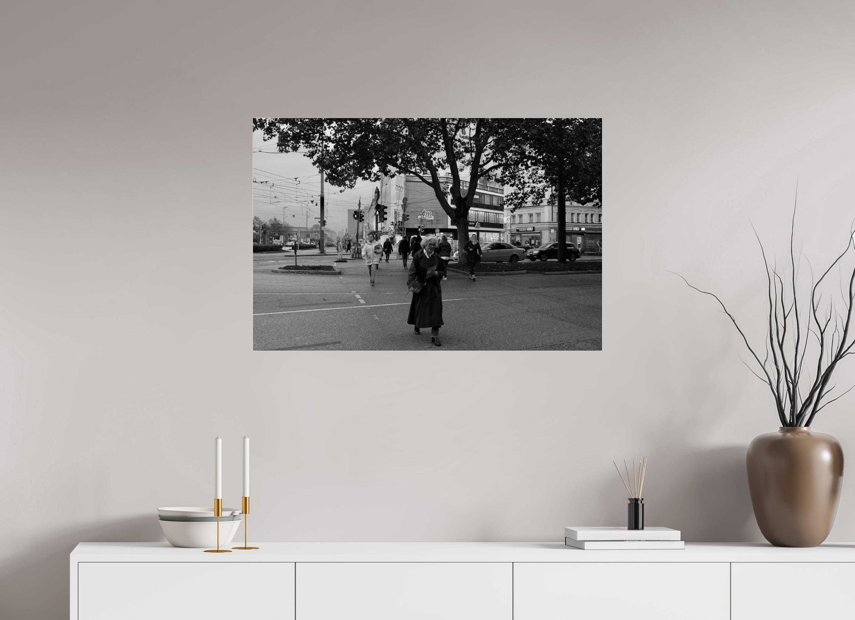 90 x 60 cm, Photo Print Under Acrylic Glass München, heimliche Hauptstadt