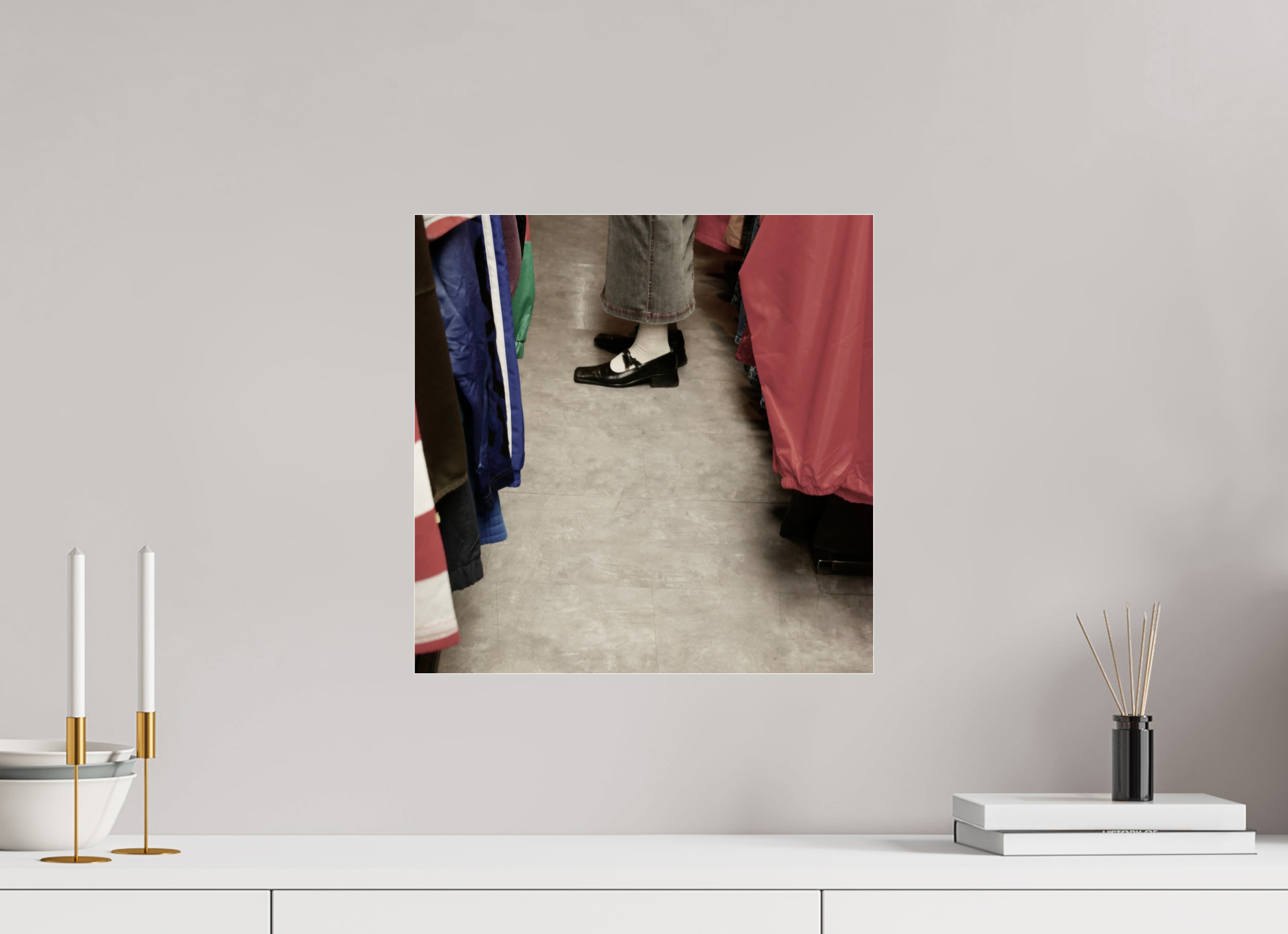 40 x 40 cm, Photo Print Under Acrylic Glass Berlin