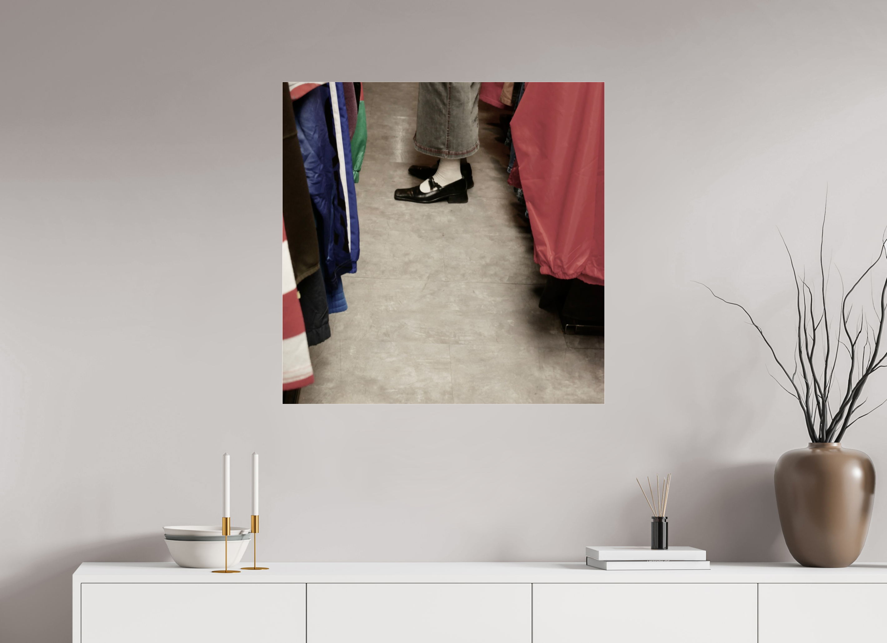 80 x 80 cm, Photo Print Under Acrylic Glass Berlin